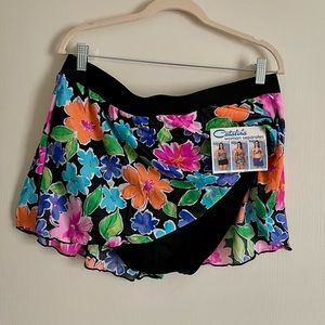 Catalina, Floral Cover-Up Bottoms, NWT